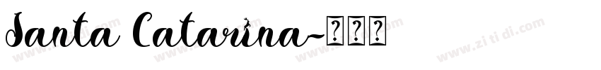Santa Catarina字体转换